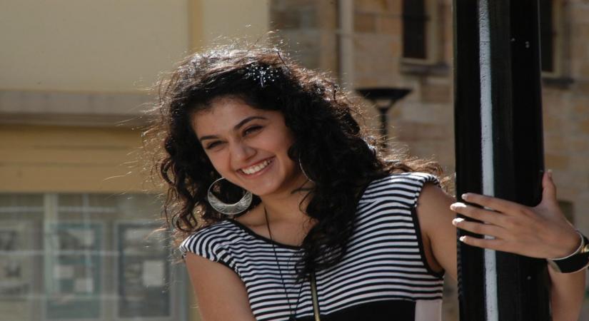 Hyderabad: Actress Taapsee Pannu. (File Photo: IANS)