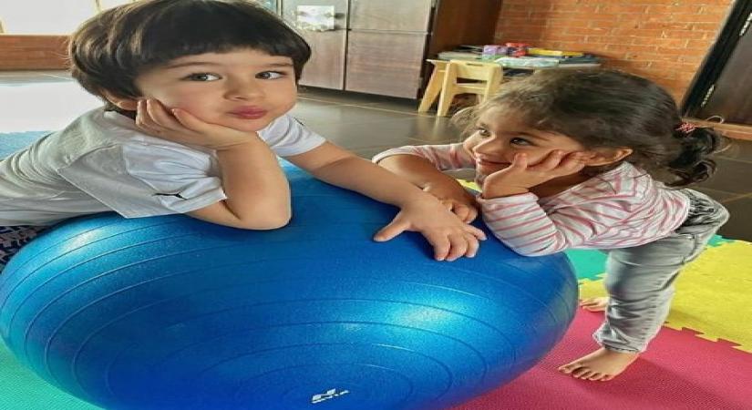 Inaaya and Taimur.