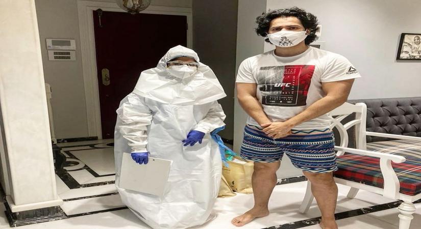 Varun Dhawan gets Covid test done as he gets ready to resume shoot