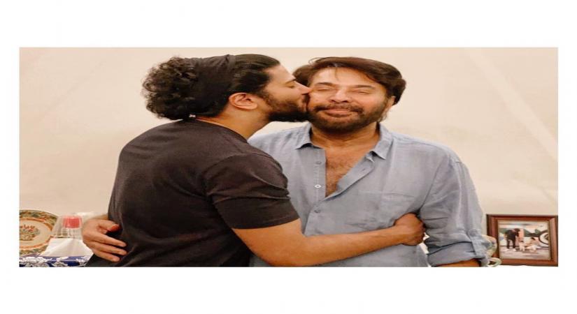 Dulquer Salmaan's sweet birthday wish for 'real life superhero' Mammootty