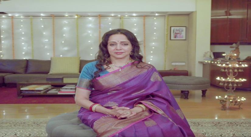 Hema Malini unveils Navratri songs on her birthday
