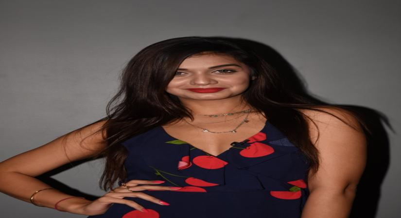Mumbai: Former Splitsvilla X contestant Divya Agarwal during a programme in Mumbai on July 18, 2018.(Photo: IANS)
