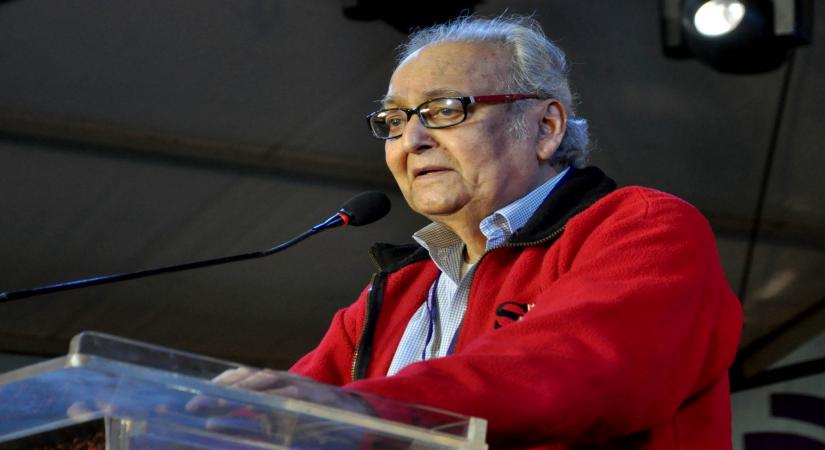 Veteran actor Soumitra Chatterjee's condition worsens, shifted to ICU . (Photo: Kuntal Chakrabarty/IANS)
