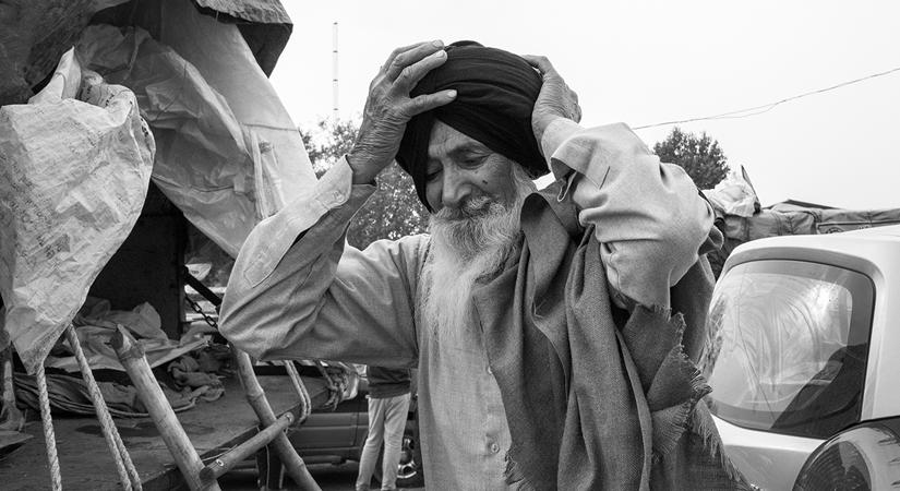 Diwan Manna, a Farmer at Protest at Singhu 