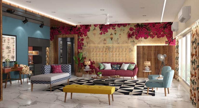 Krsnaa Mehta Signature Homes by U&Us Living Room