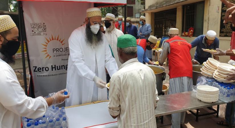 A Dawoodi Bohra volunteer doing Covid-relief work in Chennai