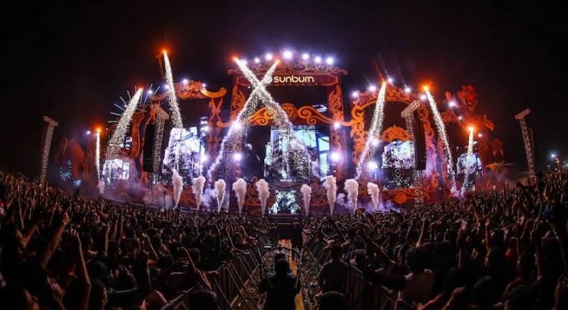 A still from Sunburn 2019 Aftermovie