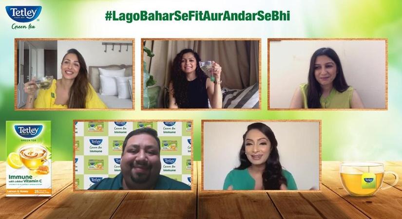 Tetley Green Tea Immune (L-R)- Malaika Arora, Drashti Dhami, Kavita Devgan and Puneet Das