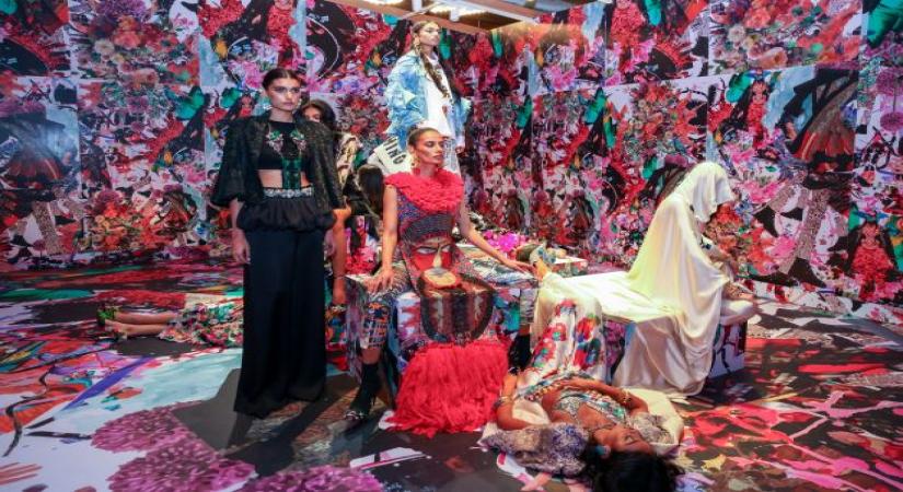 RBL & Anamika Khanna @AKOK Fashion installation