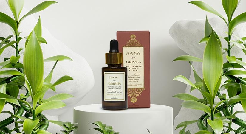 Try Kama Ayurveda’s NEW age-arresting elixir, the Amarrupa Wrinkle Repair & Firming Face Oil