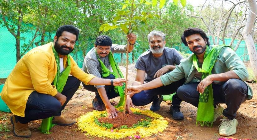 RRR team participates in Green India Challenge