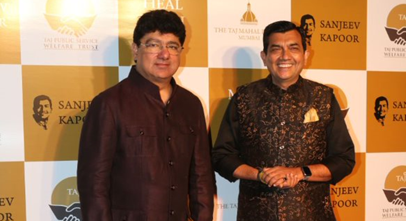 Puneet Chhatwal, MD & CEO, IHCL with Chef Sanjeev Kapoor at the #HealWithHoli event