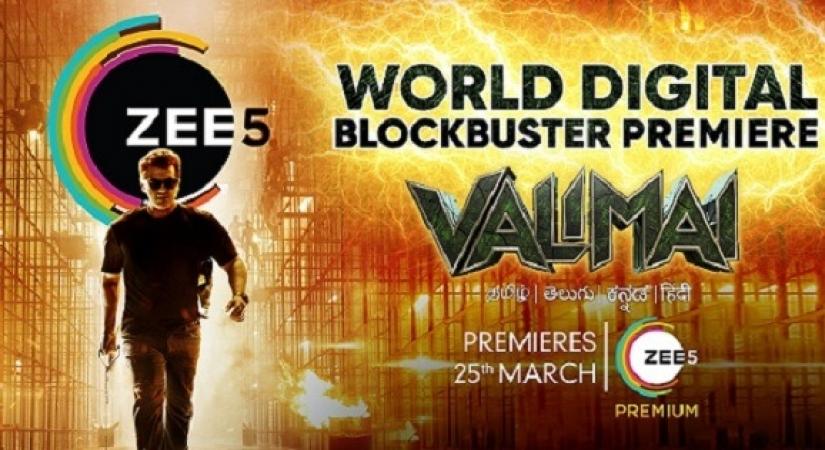 Ajith Kumar-starrer 'Valimai' to release on Zee5 on March 25