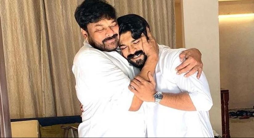 Ram Charan- Chiranjeevi.