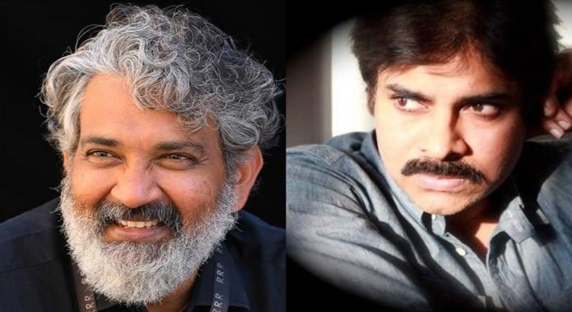 Rajamouli- Pawan Kalyan- Acharya pre-release event