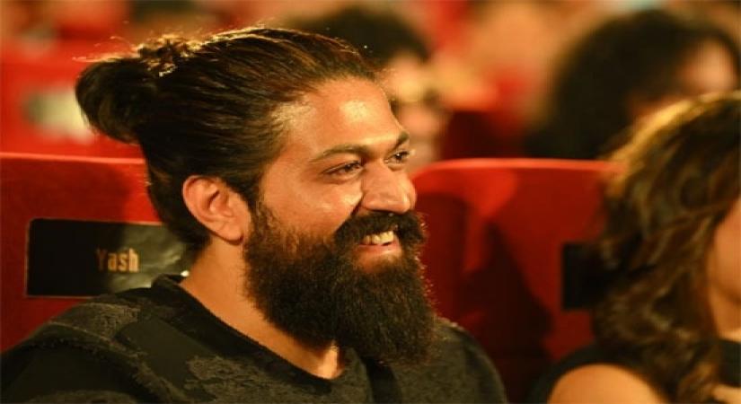 Rocking star Yash takes a break with family