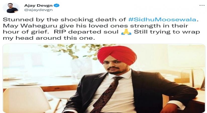 Ajay Devon Siddhu moosewala.(photo:Twitter)