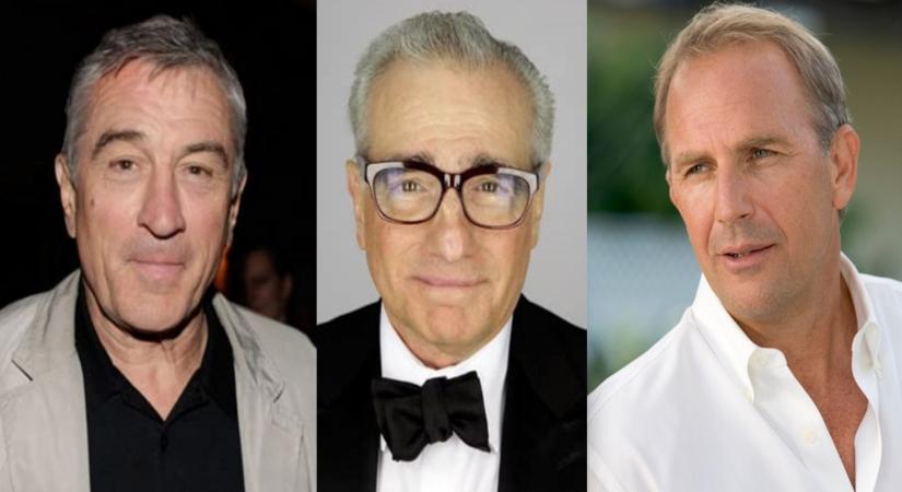 Martin Scorsese, Kevin Costner, Robert De Niro.(photo:IMDB)