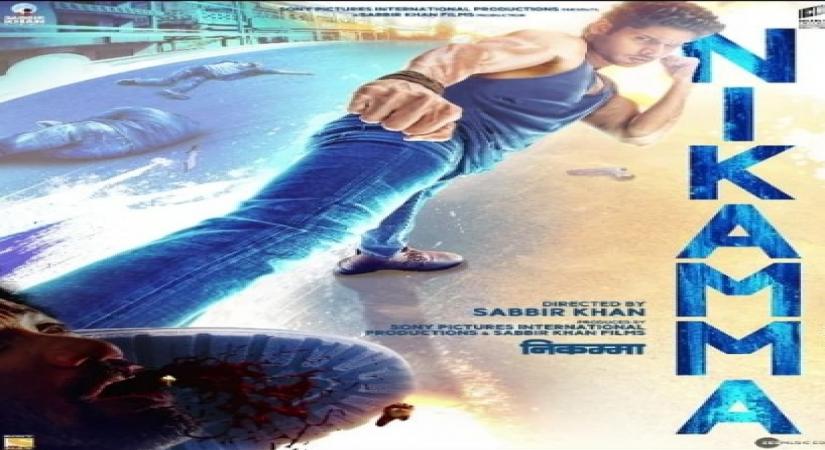 'Nikamma' motion poster introduces Abhimanyu Dassani in new massy avatar.(photo:instagram)