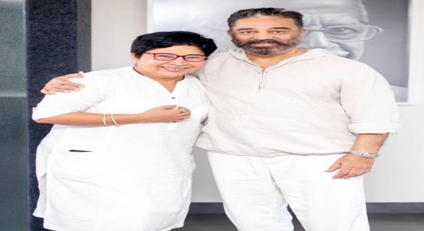 Kamal Haasan congratulates 'Sembi' team; Lauds actress Kovai Sarala.