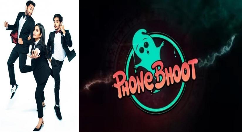 Quirky video showcases Siddhant Chaturvedi, Ishaan Khattar, Katrina Kaif's 'Phone Bhoot' logo