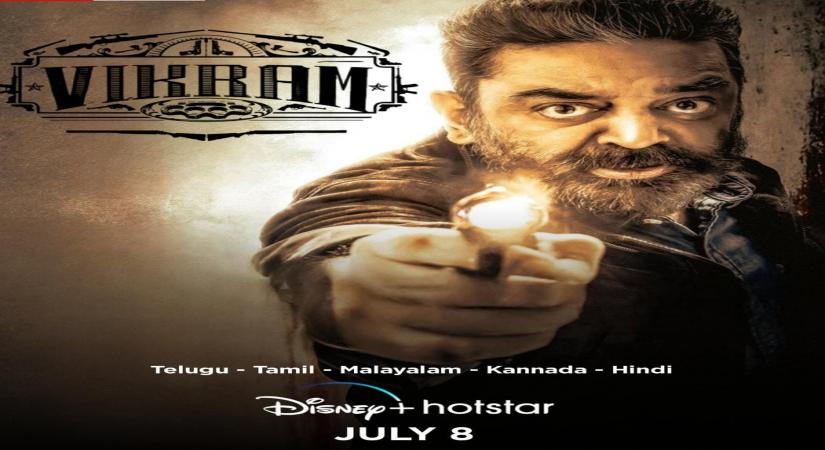 Kamal Haasan's blockbuster 'Vikram' to premiere on Disney + Hotstar from July 8.