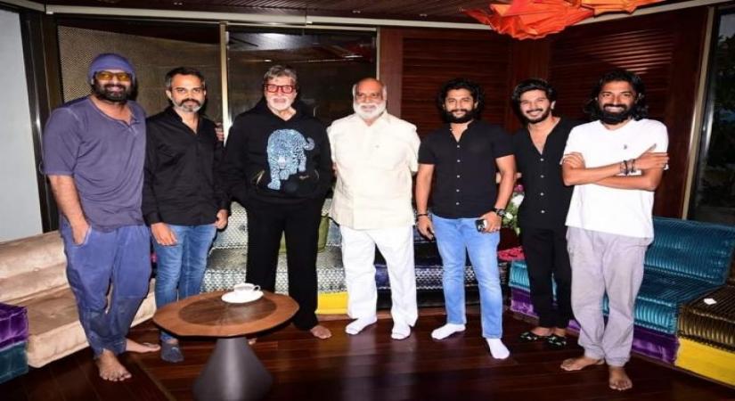 For Big B poses with South Indian cinematic heavy-weights in viral pic story,