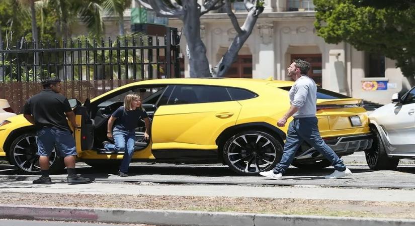 Ben Affleck's 10-year-old son rams Lamborghini into parked BMW