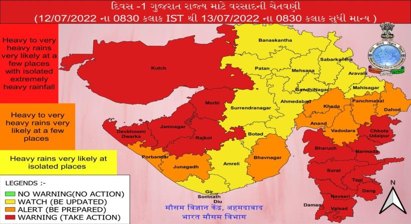 Rain relief work yet to gain pace after Gujarat BJP chief's appeal.