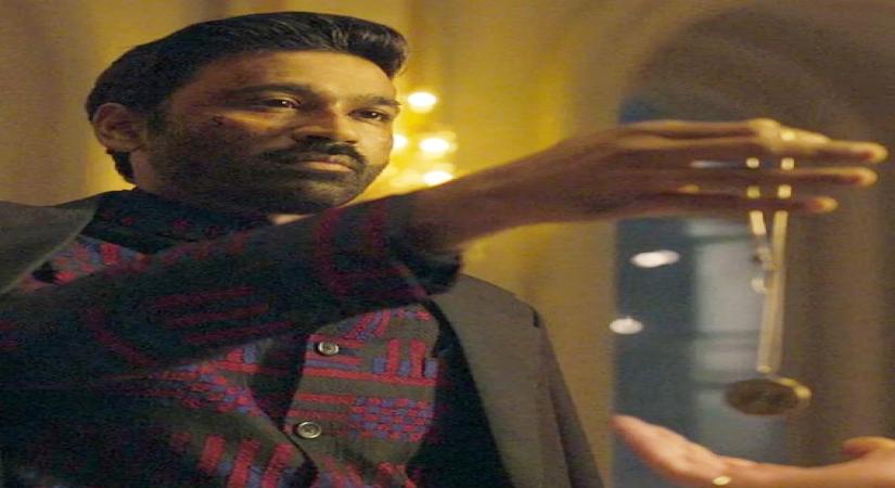 Dhanush wore Indian designer Raghavendra Rathore in 'Gray Man'.(photo:DHANUSH |9K|)