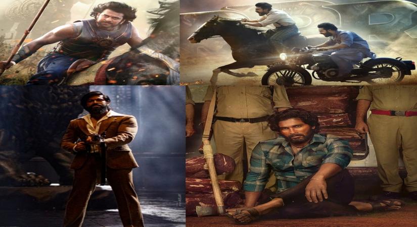 'RRR', 'KGF', 'Pushpa: The Rise', 'Baahubali'.