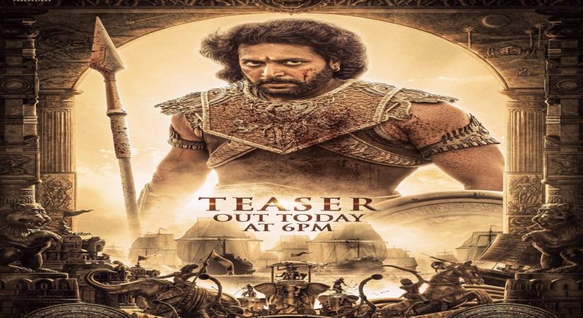 Jayam Ravi's first look as the great Raja Raja Cholan in Mani Ratnam's 'Ponniyin Selvan' released.