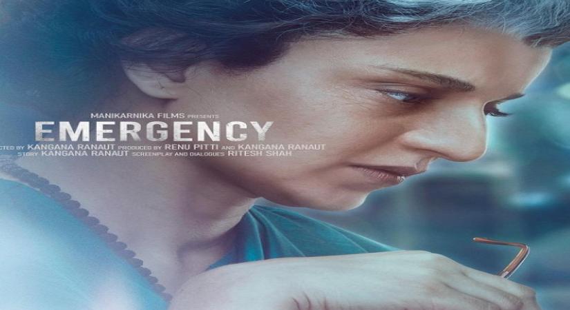 Kangana Ranaut unveils her Indira Gandhi look from 'Emergency'.(photo:instagram)