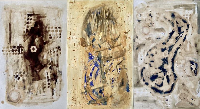 Every mark, burn, or layer I add to my canvas speaks of the transformation that occurs within nature in relation to humanity.