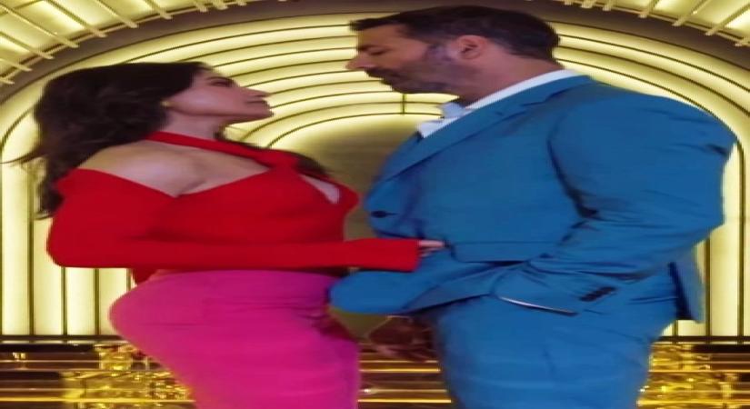 Akshay and Samantha groove on oo Antava.(photo:instagram)