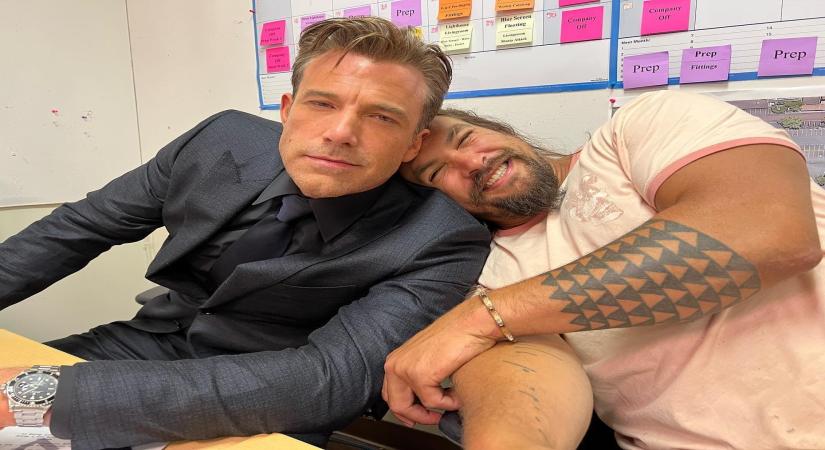 Jason Momoa and  Ben.(photo:Instagram)
