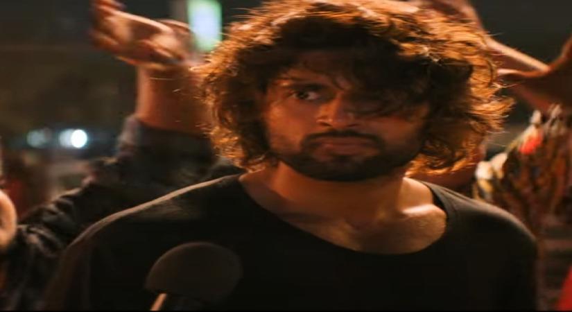 Vijay Deverakonda flaunts sculpted abs, MMA moves in 'Liger' trailer.