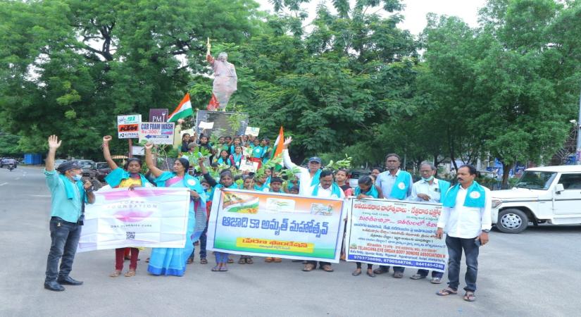 'Gandhi' screening across Telangana.