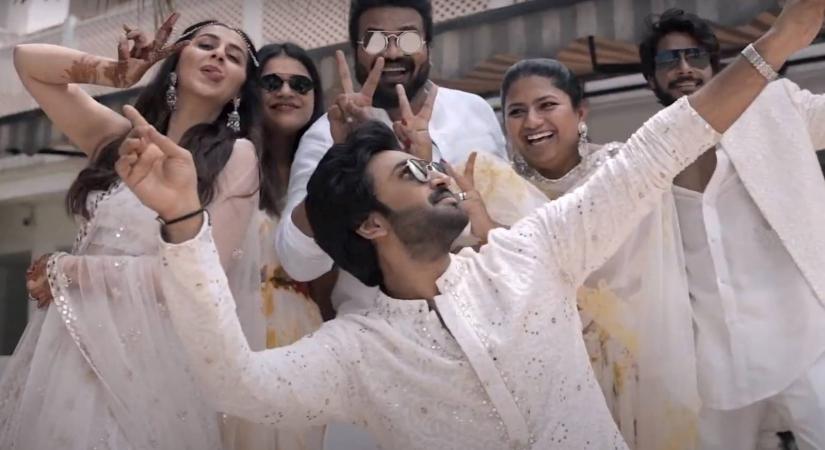 Actor Aadhi shares BTS video of wedding with Nikki Galrani.