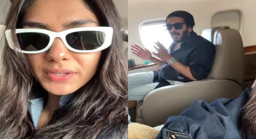 Mrunal and Dulquer