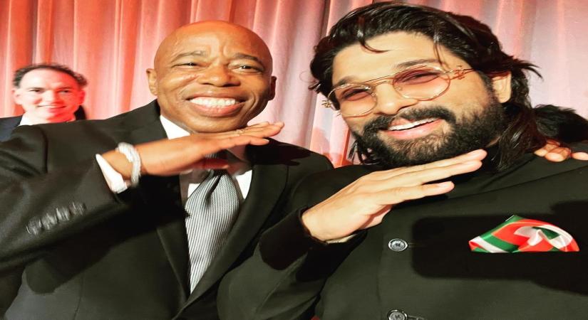 Allu Arjun thanks New York Mayor for honouring him.