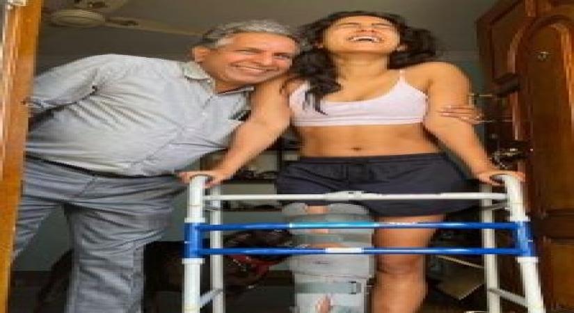 Actress Samyuktha Hegde to undergo surgery for ligament tear.