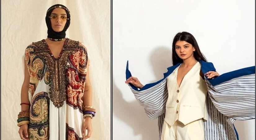 (L-R) Aseem Kapoor by Aseem Kapoor & Pooja Haldar and Stoique by Arshna Raj