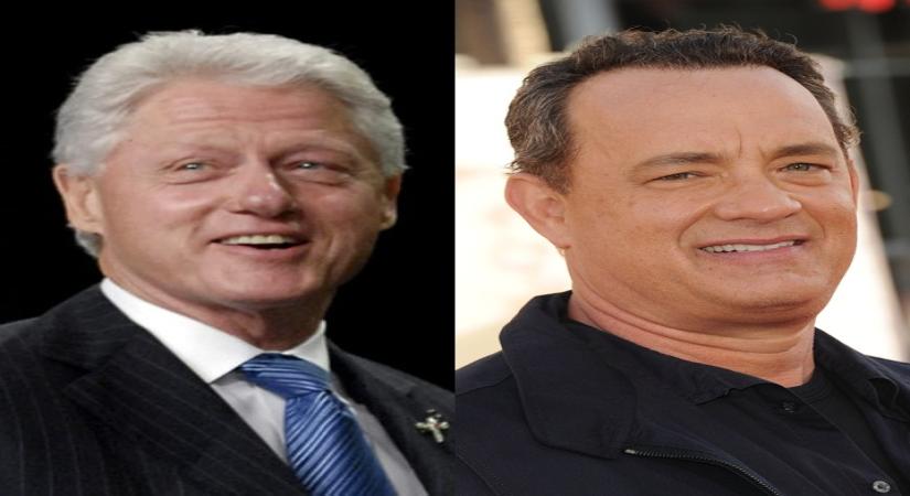 Bill Clinton and Tom Hanks