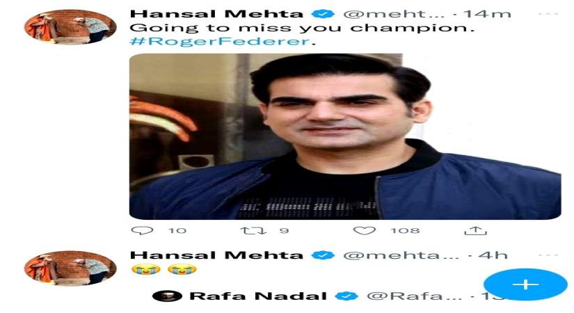 Hansal Mehta Rodger.(photo:Twitter)