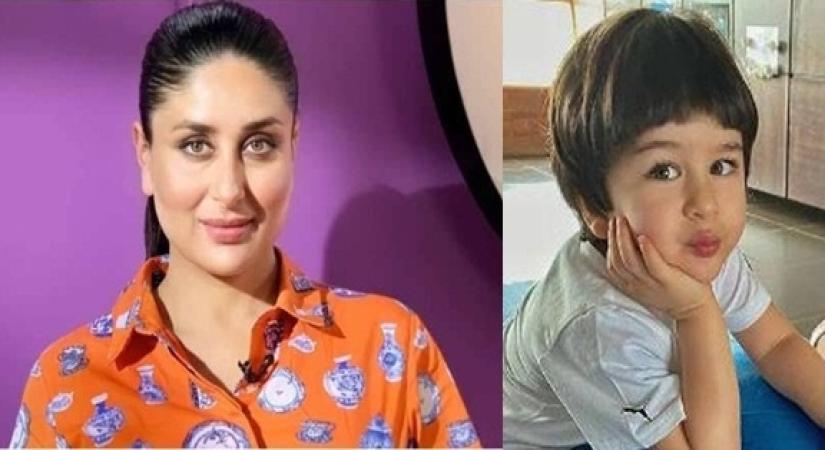 Kareena Kapoor and Taimur.