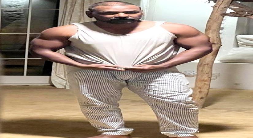 Raghava Lawrence builds body for 'Chandramukhi 2'.