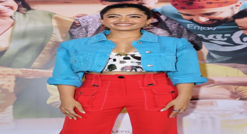 New Delhi: Bollywood actress Rashmika Mandanna during the song launch of upcoming film 'Goodbye' in New Delhi on Friday, 16 September, 2022. (Photo:IANS)