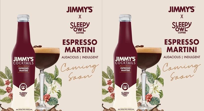 Jimmy’s collaborates with Sleepy Owl Coffee to launch an Espresso Martini Cocktail mixer 