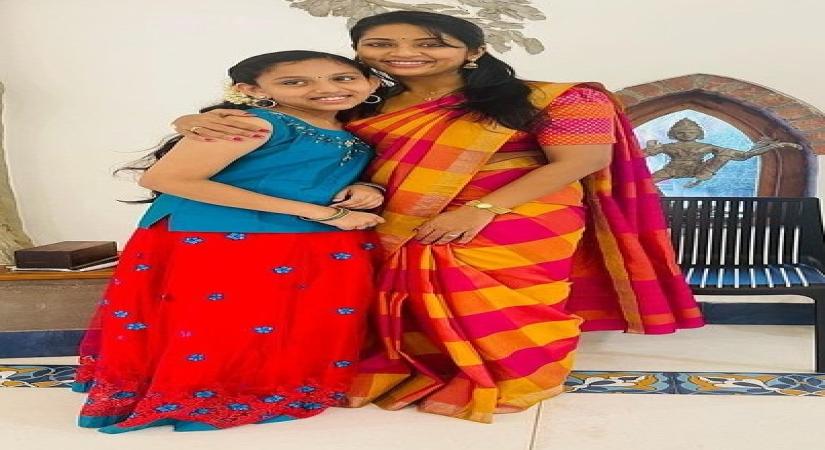 Actress Navya Nair turns dance teacher on Vijayadasami